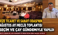 RTSO’da Meclis Toplantısında Çay, Ekonomi ve Seçim Masada