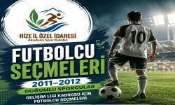 Rize İl Özel İdaresi Genç Futbolcuları Arıyor