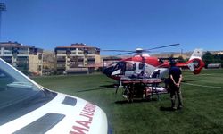 71 yaşındaki hasta hava ambulansıyla Malatya'ya sevk edildi