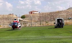 84 yaşındaki hasta hava ambulansıyla Malatya'ya sevk edildi