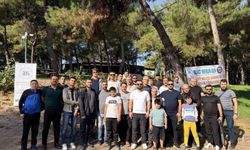 Adliye personeli aileleriyle doğada stres attı