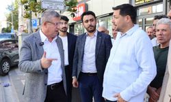 AK Parti İl Başkanı Subaşıoğlu İstiklal Caddesi'nde esnafları dinledi