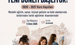 Ataevlerinde yeni dönemde 20'den fazla kurs Ataşehirlilerle buluşacak