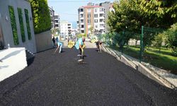 Atakum'da asfalt çalışması