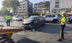 Aydın'daki kazada baba ve oğlu yaralandı