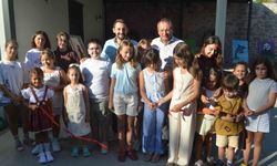 Ayvalık'ın minik Picasso'ları Cunda'da buluştu