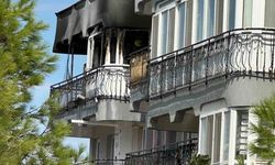 Ayvalık'ta kızgın yağa su dökülünce yangın çıktı
