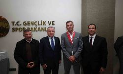 Bakan Bak, Avrupa Okul Sporları Federasyonu heyetini kabul etti