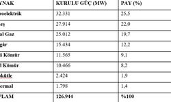 Bakan Bayraktar: 'Elektrik kurulu gücümüz, ağustos ayı sonu itibarıyla 126 bin 944 megavata erişti'