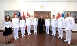 Bakan Güler, Deniz Kuvvetleri Komutanı Tatlıoğlu'nu kabul etti