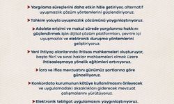 Bakan Gürlek: 'Adalete erişimi kolaylaştıracak reformlarımızı kararlılıkla sürdüreceğiz'