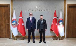 Bakan Yardımcısı Yılmaz'dan Vali Çiçek'e ziyaret