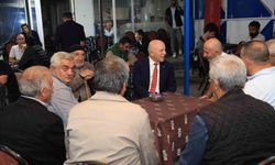 Başkan Sekmen çalışmaları yerinde inceledi, vatandaşla çay içip sohbet etti
