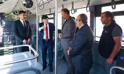 Başkan Sekmen halk otobüsü şoförleriyle bir araya geldi