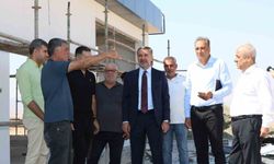 Başkan Şerifoğulları, yapımı devam eden projeleri inceledi