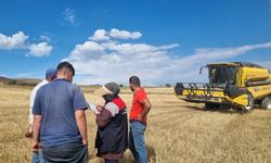 Bayburt'ta biçerdöver kontrolleri sürüyor