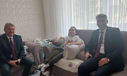 Beyşehir'de evde eğitim gören öğrenciler unutulmadı