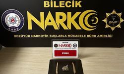 Bilecik'te bir şahsın üzerinde esrar maddesi çıktı