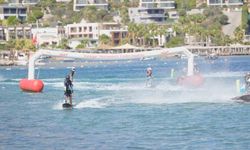 Bodrum'da deniz üzerinde hız ve adrenalin yarışı