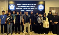 Bursa'da düzensiz göç operasyonu: 10 kaçak göçmen yakalandı