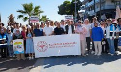 Çiftlikköy'de sağlıklı yaşam için yürüdüler