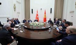 Cumhurbaşkanı Erdoğan, Kırgız mevkidaşı Caparov ile görüştü