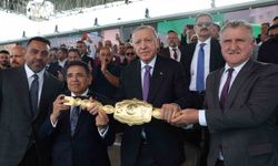 Cumhurbaşkanı Erdoğan, Yağlı Güreş Cumhurbaşkanlığı Kupası'nı takip etti