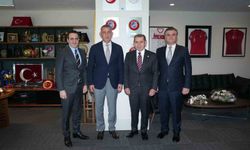Dursun Özbek'ten TFF Başkanı Hacıosmanoğlu'na ziyaret