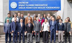 EBYÜ Sağlık Hizmetleri Meslek Yüksekokulunda devir teslim töreni yapıldı