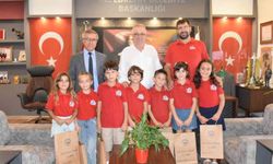 Edremit'in minik bilim insanları TEKNOFEST finaline hazırlanıyor