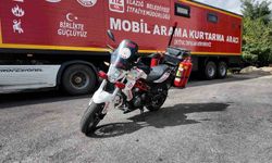 Elazığ itfaiyesi filosunu güçlendirdi: Öncü motosiklet ve mobil müdahale aracı