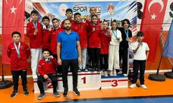 Erzincanlı karatecilerden Türkiye Yıldızlar Ligi'nde 13 madalya