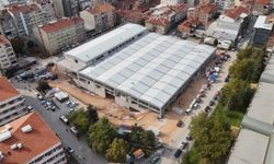 Eskişehir Kurtuluş Kapalı Pazar Yeri'nde fiziki gerçekleşme yüzde 75'e ulaştı