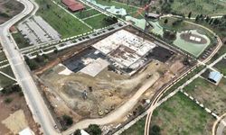 Gebze Millet Bahçesi Camii'nde temel ve betonarme mesaisi