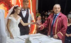 Gelibolu'da nikah memuru kendi kızının nikahını kıydı