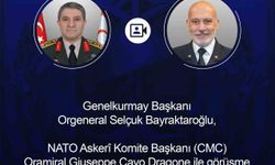 Genelkurmay Başkanı Bayraktaroğlu, NATO Askeri Komite Başkanı Dragone ile görüştü