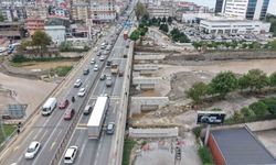 Haçkalı Baba Kavşağı'nda köprü çalışmaları devam ediyor