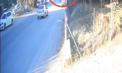 Hafriyat kamyonu iki aracı biçip bahçeye uçtu: 1 yaralı