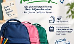 Honaz Belediyesinden 800 ilkokul öğrencisine çanta desteği