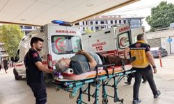 İnegöl'de çatıdan düşen kişi ağır yaralandı