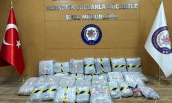İzmir'de bir evde 80 kilo uyuşturucu ele geçirildi