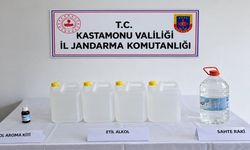 Jandarma sahte içki operasyonu