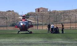 Kalp krizi geçiren 58 yaşındaki hasta hava ambulansıyla Malatya'ya sevk edildi