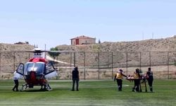 Kalp krizi geçiren 74 yaşındaki hasta hava ambulansıyla Malatya'ya sevk edildi