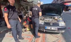 Kaputtan miyav sesi geldi, itfaiye ekipleri harekete geçti