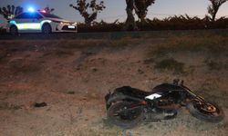 Karaman'da motosiklet şarampole devrildi: 1 yaralı