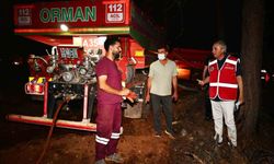 Kepez Belediyesi yangın sebebiyle tüm imkanlarıyla sahada
