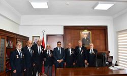 Kıbrıs Gazilerinden Kaymakam Köksal'a Ziyaret