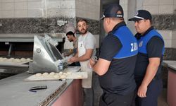 Kilis'te fırınlarda gıda denetimi gerçekleştirdi