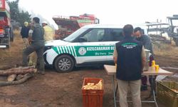 Kızılcahamam Belediyesi'nden yangın söndürme çalışmalarına destek